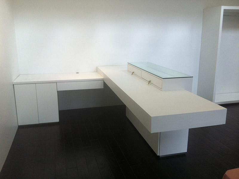 Custom retail counters and desks
